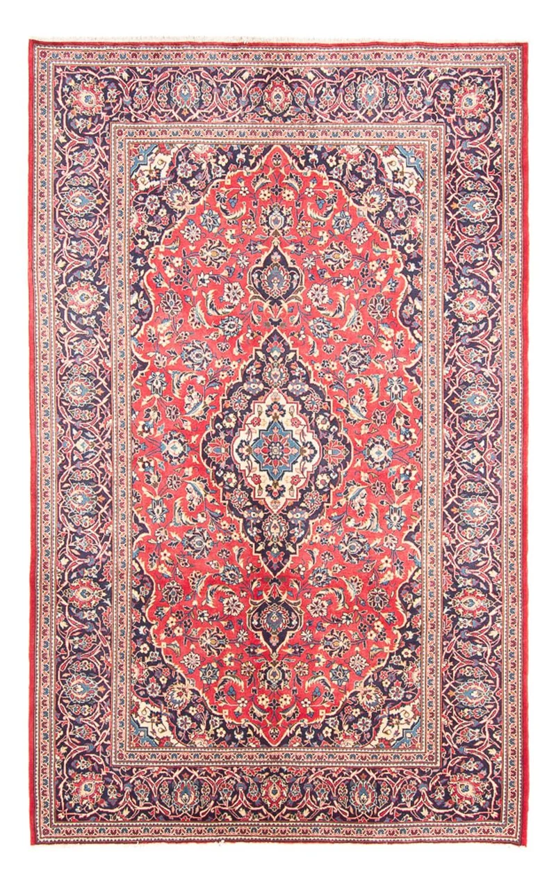 Keshan Teppich 195x300cm - Perserteppich - rot