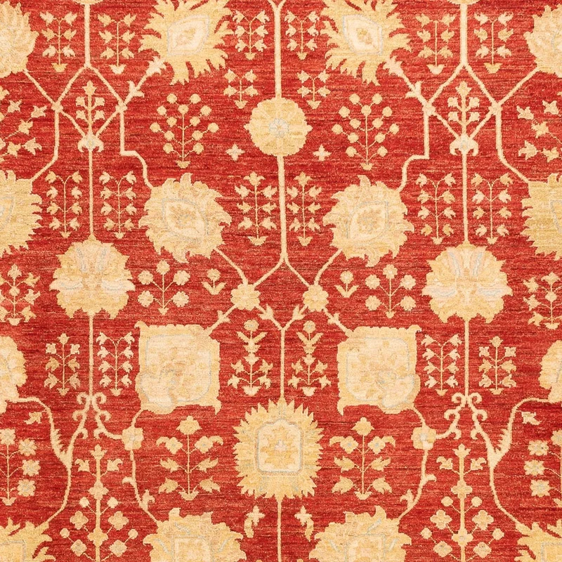 Ziegler Teppich - 254 x 343 cm - rot