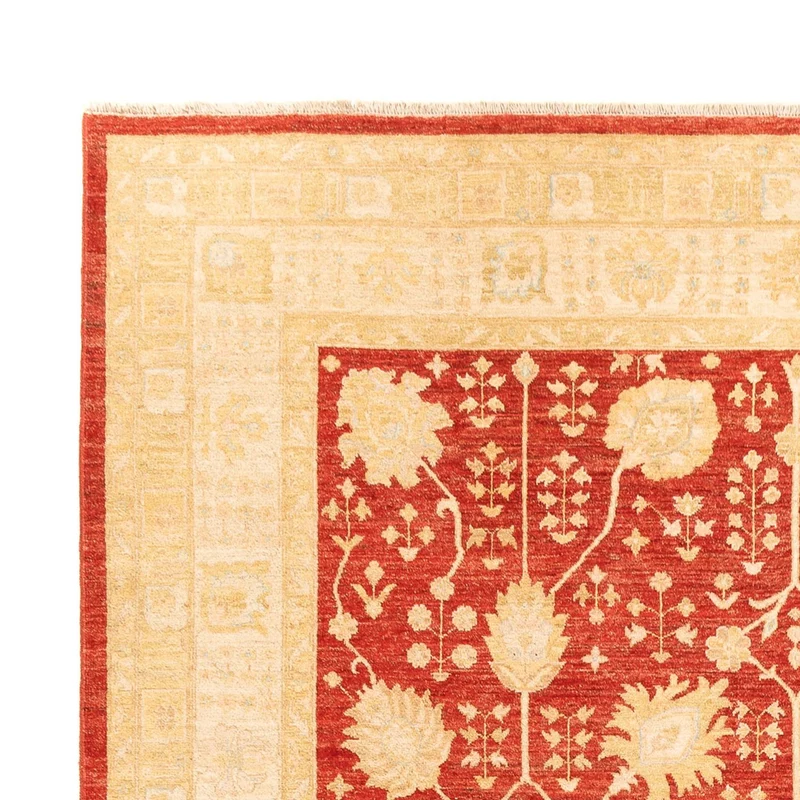 Ziegler Teppich - 254 x 343 cm - rot