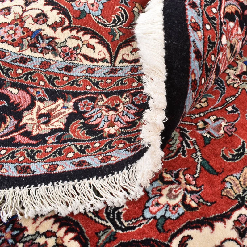 Bidjar - Zanjan Teppich 150x150cm - Perserteppich - rot