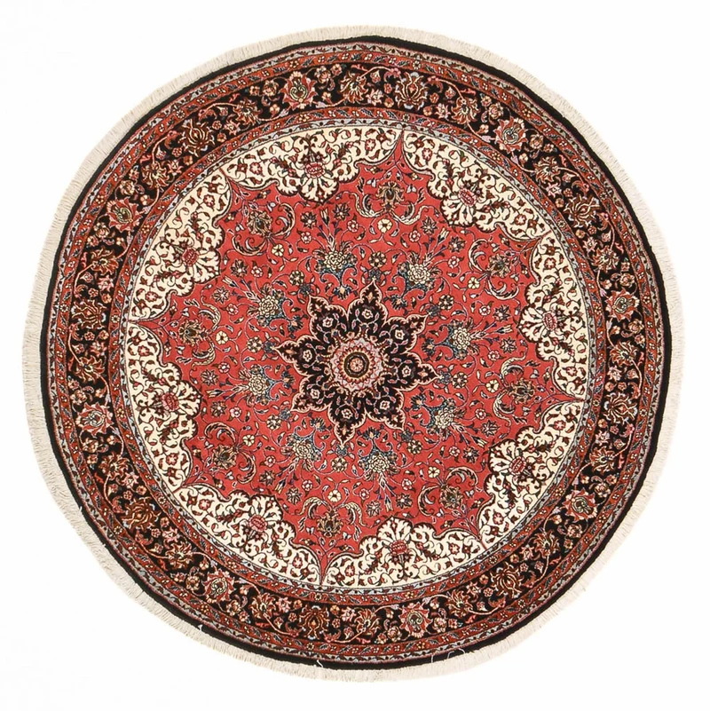 Bidjar - Zanjan Teppich 150x150cm - Perserteppich - rot