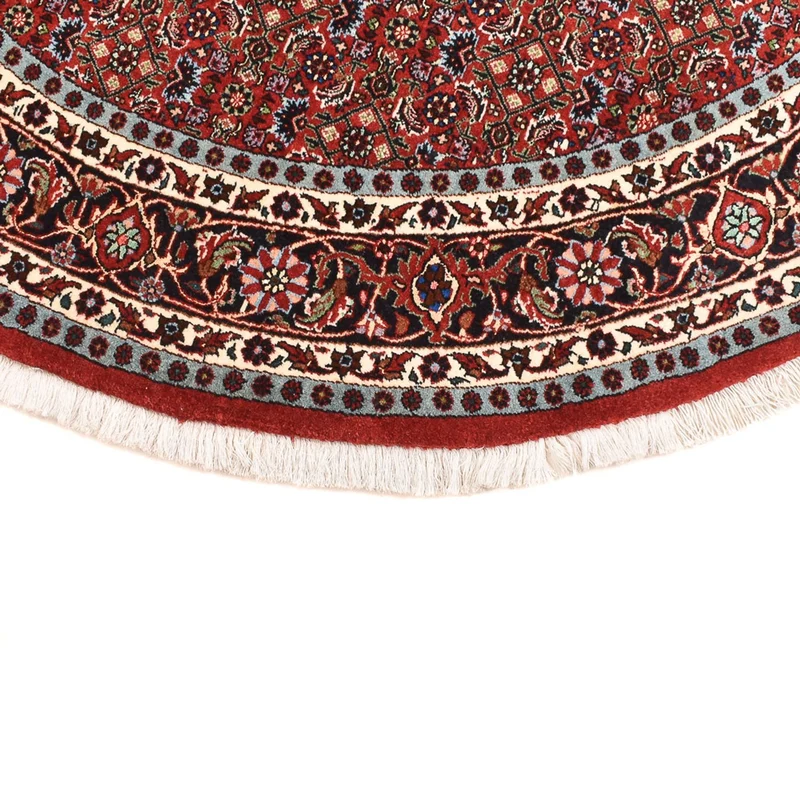 Perserteppich - Bidjar rund - 150 x 150 cm - dunkelrot