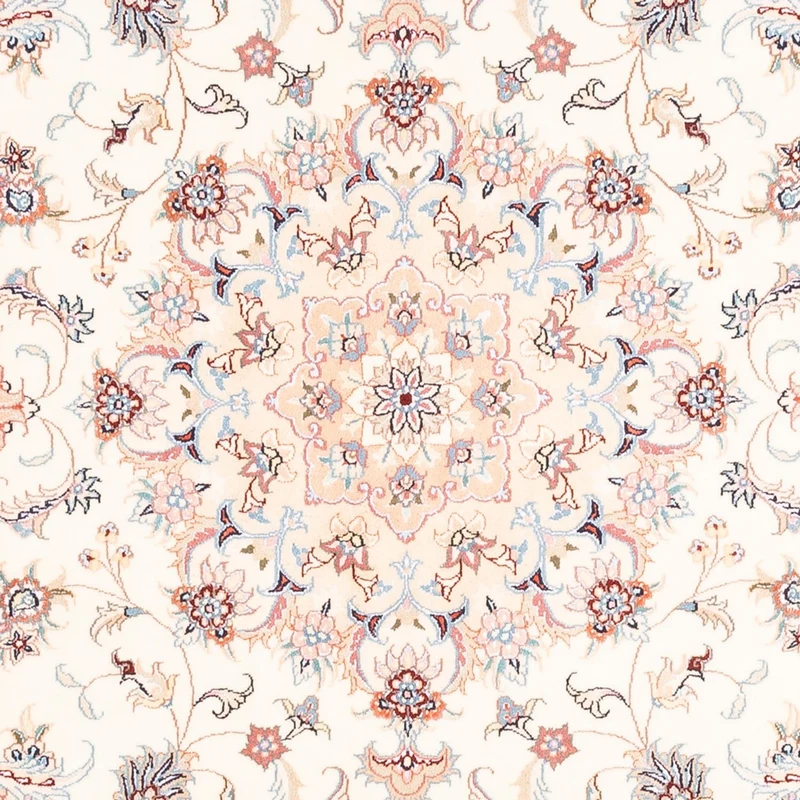 Täbriz Teppich 150x202cm - Perserteppich - creme