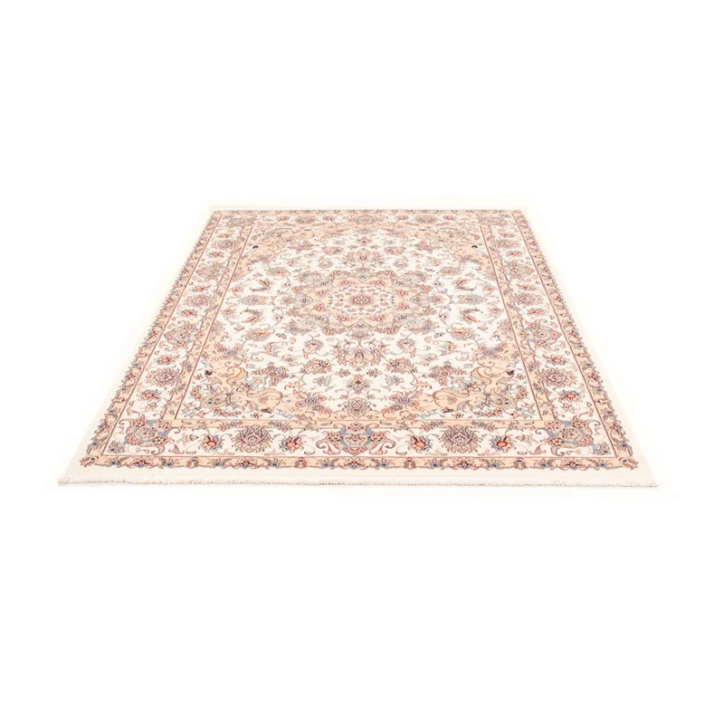 Täbriz - 50 Raj Teppich 151x200cm - Perserteppich - creme