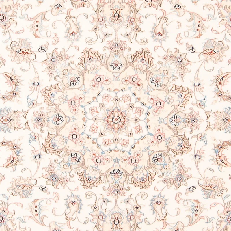 Täbriz - 50 Raj Teppich 150x201cm - Perserteppich - creme