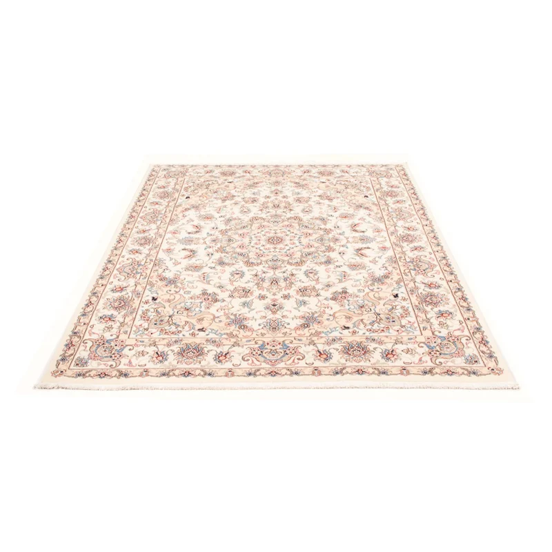 Täbriz - 50 Raj Teppich 150x201cm - Perserteppich - creme