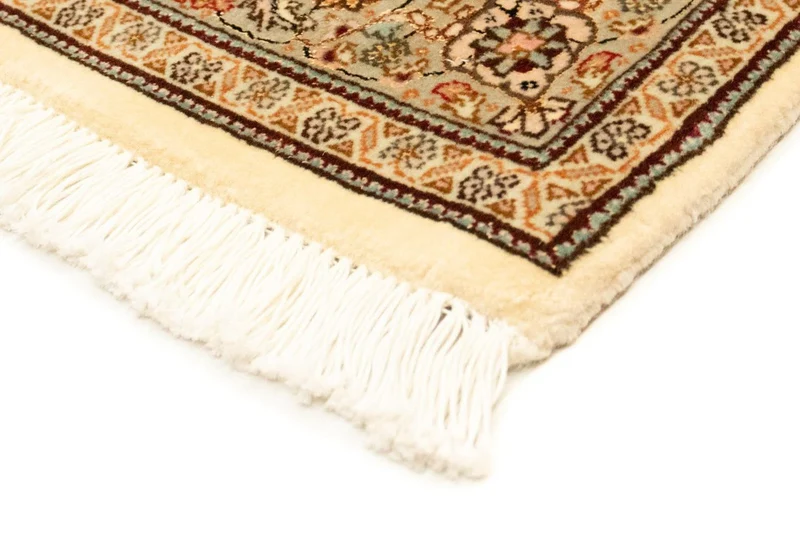 Täbriz - 50 Raj Teppich 102x150cm - Perserteppich - beige