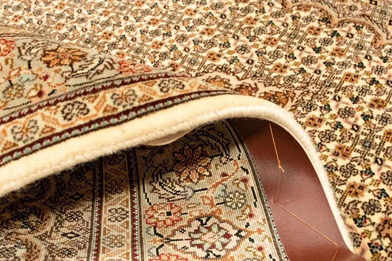Täbriz - 50 Raj Teppich 102x150cm - Perserteppich - beige