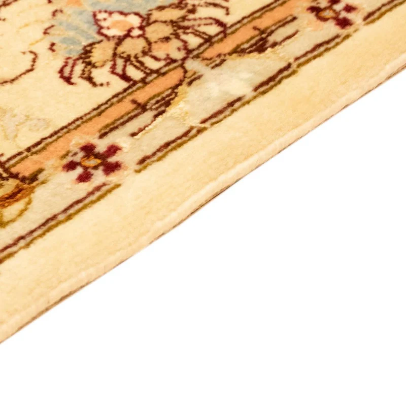 Täbriz - 50 Raj Teppich 102x150cm - Perserteppich - beige