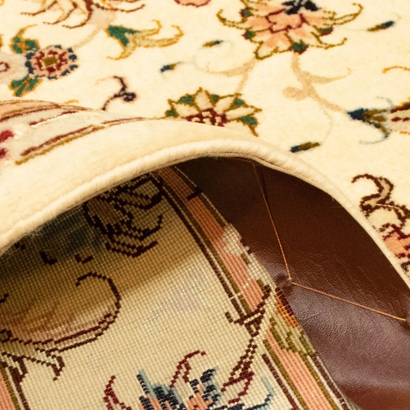Täbriz - 50 Raj Teppich 102x150cm - Perserteppich - beige