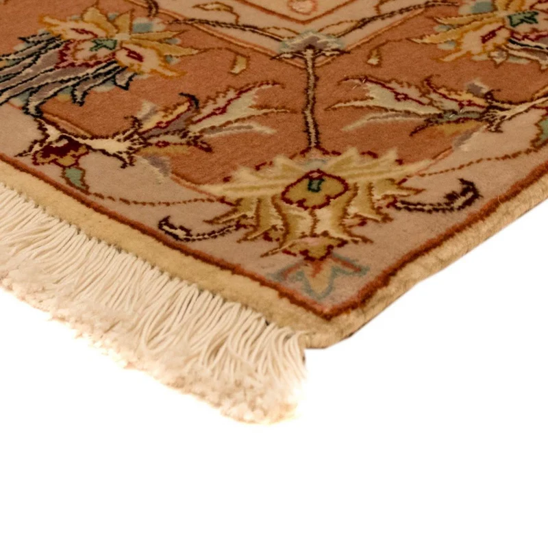 Täbriz - 50 Raj Teppich 101x150cm - Perserteppich - beige