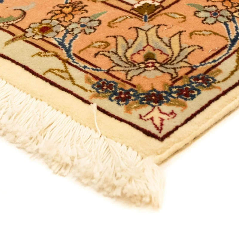 Täbriz - 50 Raj Teppich 103x148cm - Perserteppich - beige