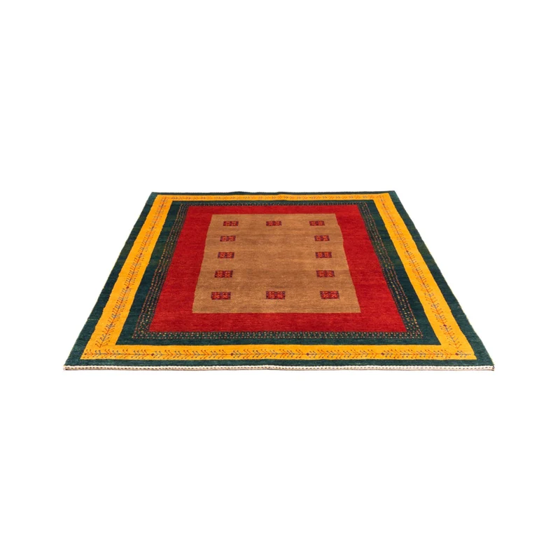 Gabbeh Persisch Teppich 155x197cm - Perserteppich Wollteppich