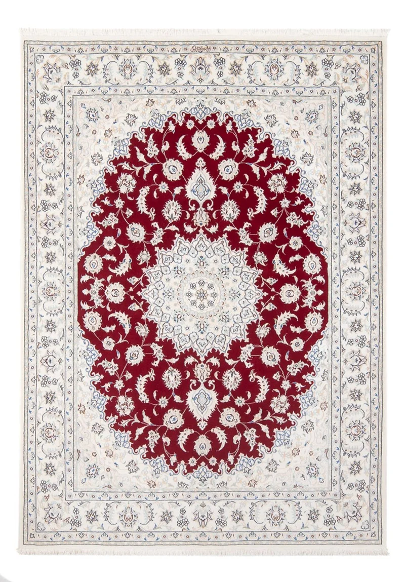 Nain - 6La Teppich 150x200cm - Perserteppich - rot