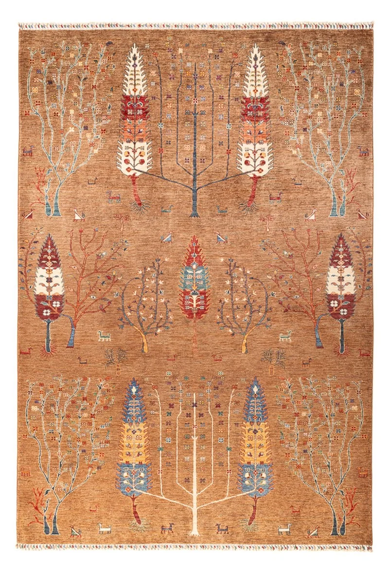 Ariana Teppich 204x288cm - Orientteppich - dunkelbeige