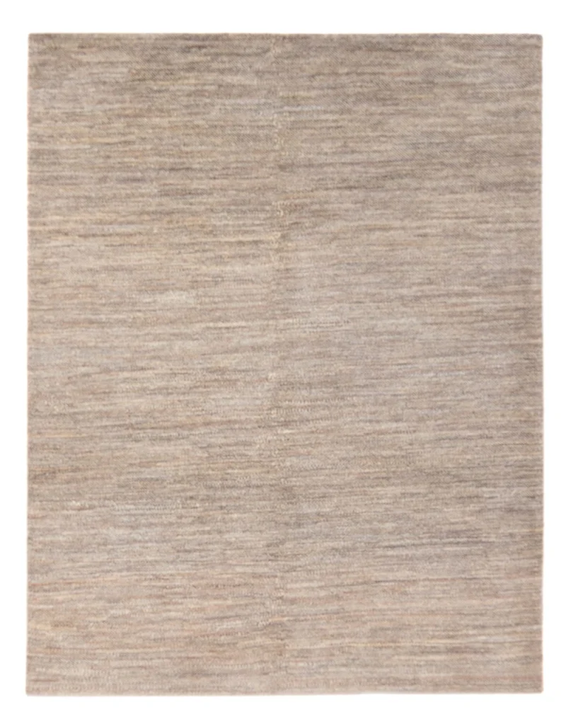 Gabbeh Persisch Teppich 154x194cm - Perserteppich Wollteppich - dunkelbeige