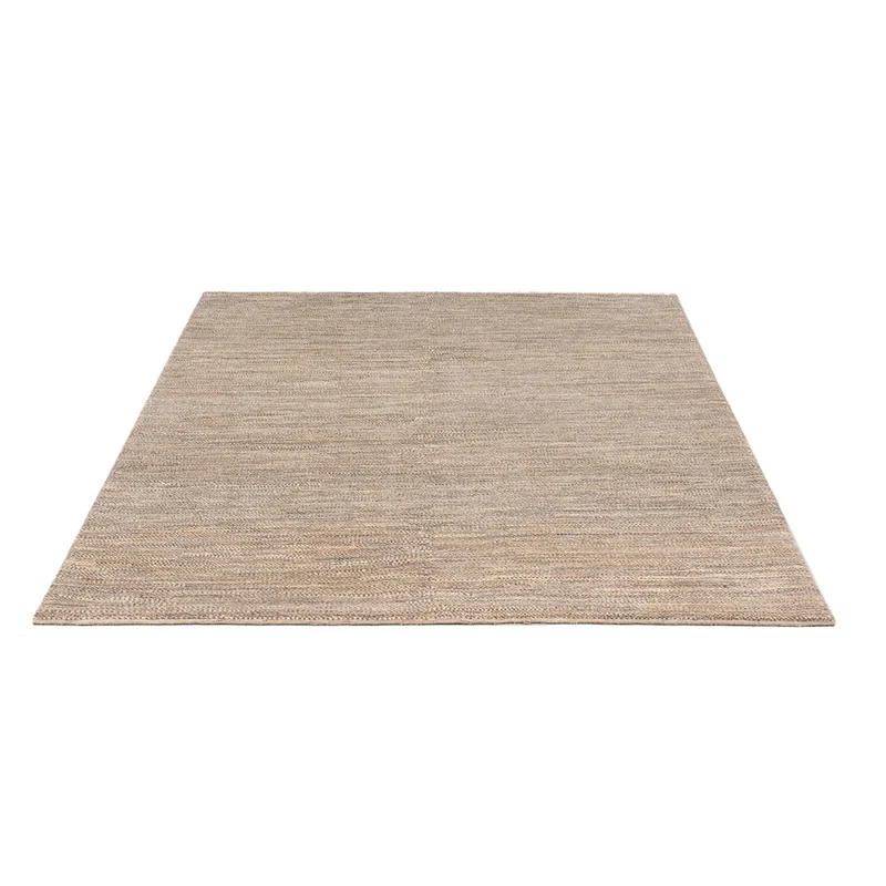 Gabbeh Persisch Teppich 154x194cm - Perserteppich Wollteppich - dunkelbeige