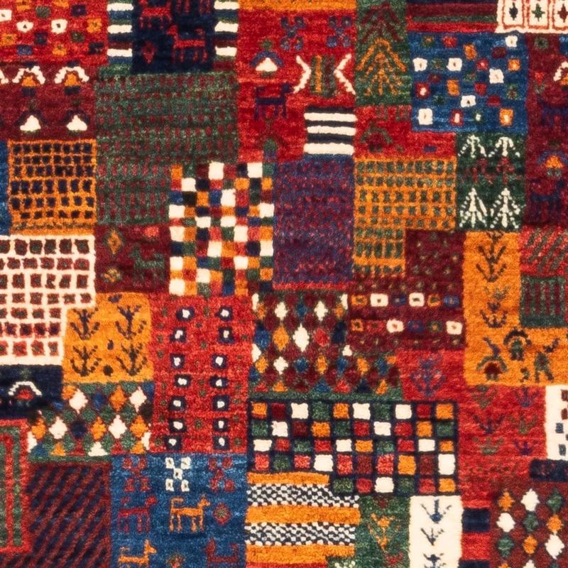 Gabbeh Teppich - Loribaft Perser - Royal - 82 x 134 cm - mehrfarbig