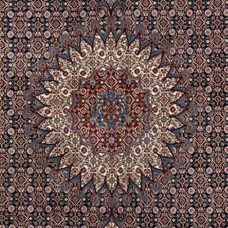 Moud Teppich 198x298cm - Perserteppich - dunkelblau