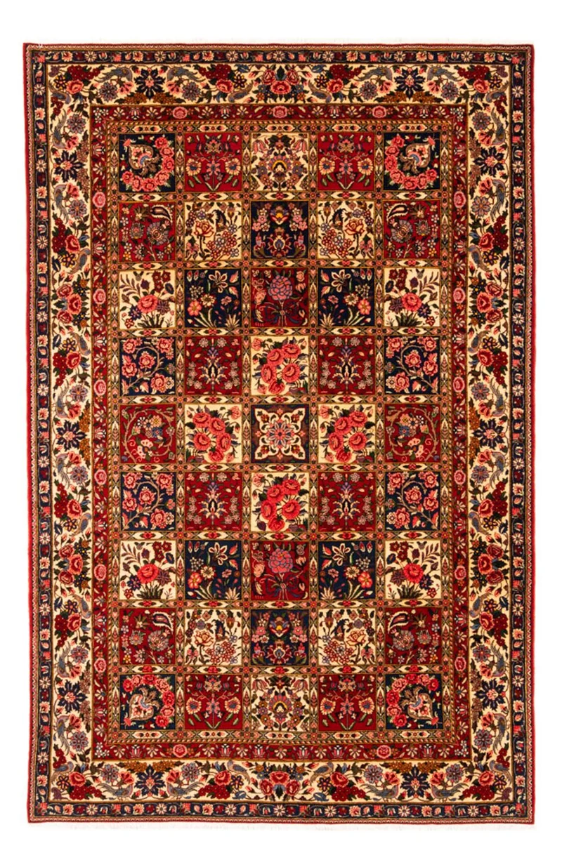Bachtiar Teppich 204x298cm - Perserteppich - rost
