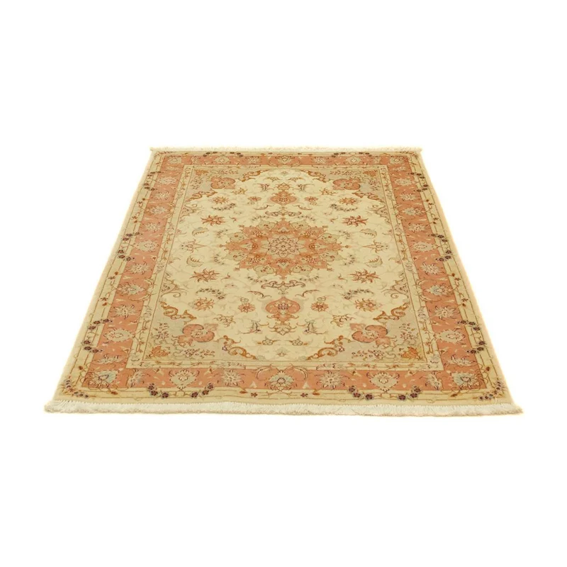Täbriz - 50 Raj Teppich 103x148cm - Perserteppich - beige