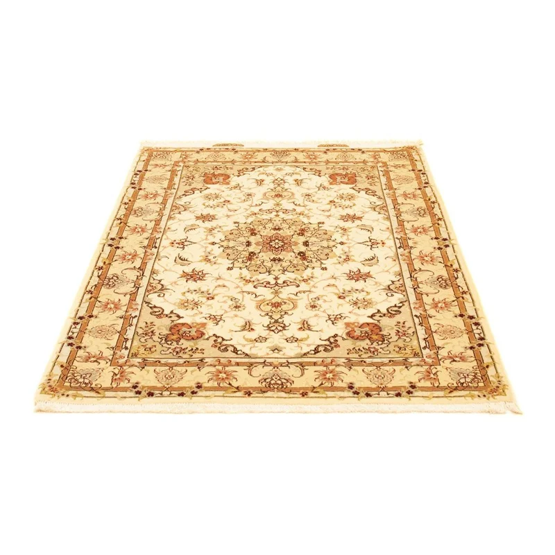 Täbriz - 50 Raj Teppich 102x148cm - Perserteppich - beige
