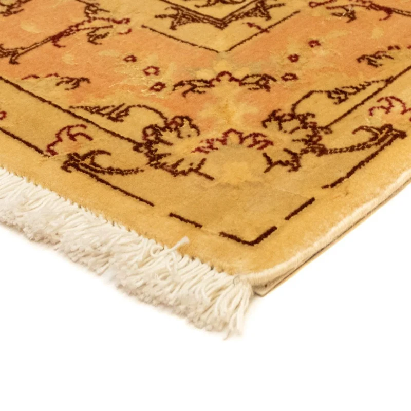 Täbriz - 50 Raj Teppich 100x150cm - Perserteppich - beige