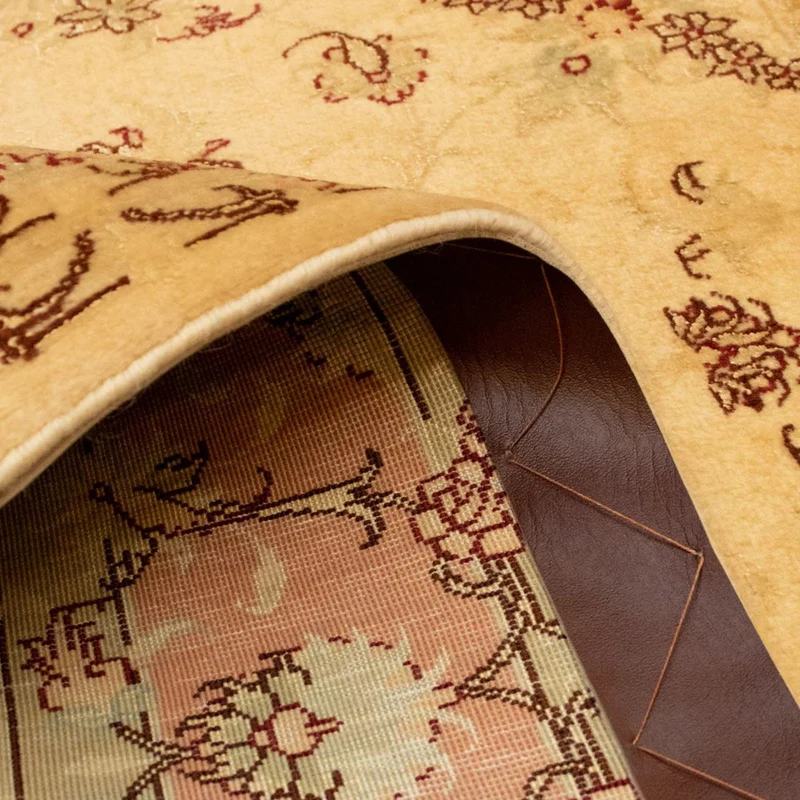 Täbriz - 50 Raj Teppich 100x150cm - Perserteppich - beige