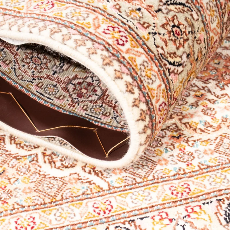 Täbriz - 50 Raj Teppich 75x130cm - Perserteppich - beige