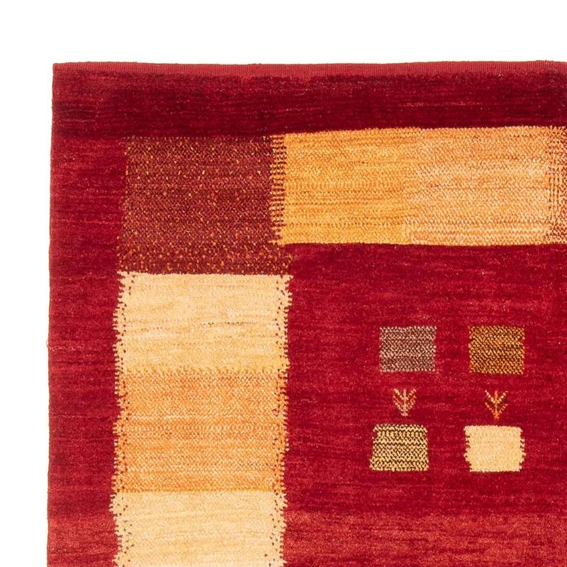 Gabbeh Persisch Teppich 158x200cm - Perserteppich Wollteppich - mehrfarbig