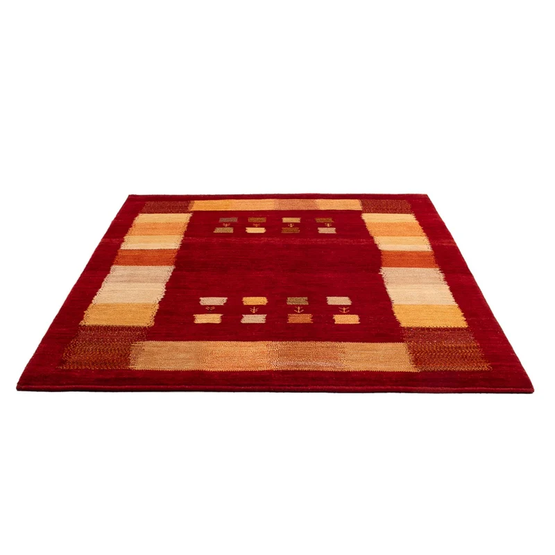 Gabbeh Persisch Teppich 158x200cm - Perserteppich Wollteppich - mehrfarbig