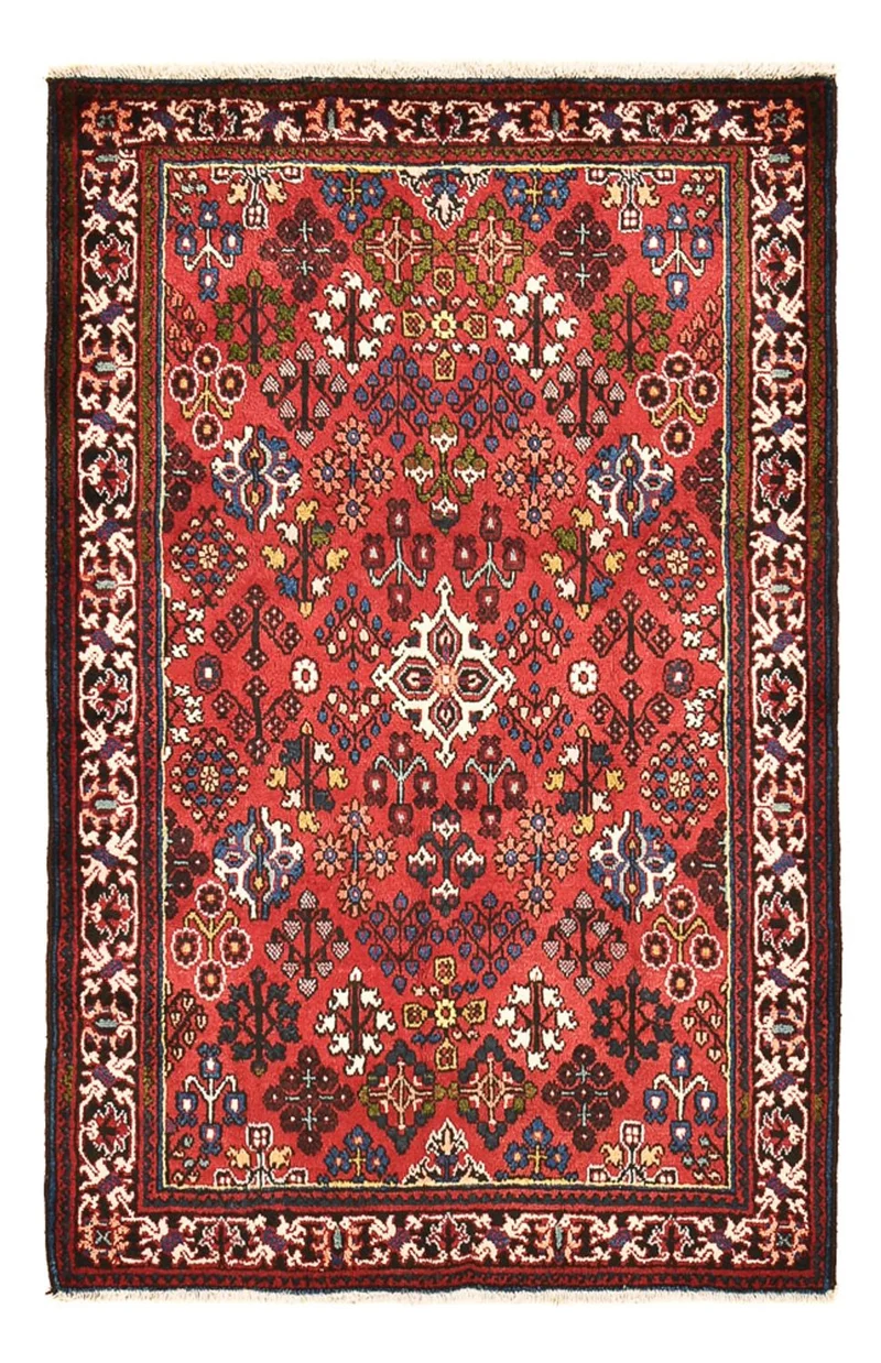 Ardebil Teppich 110x164cm - Perserteppich - rot