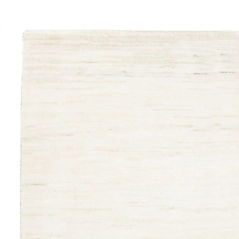 Gabbeh Persisch Teppich 155x195cm - Perserteppich Wollteppich - weiß