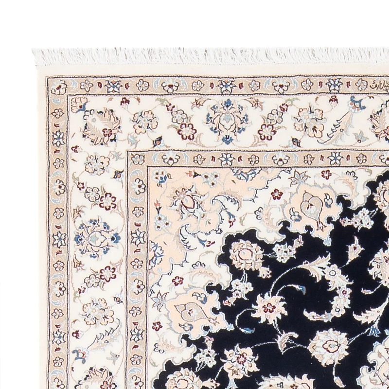Nain - 6La Teppich 110x160cm - Perserteppich - dunkelblau
