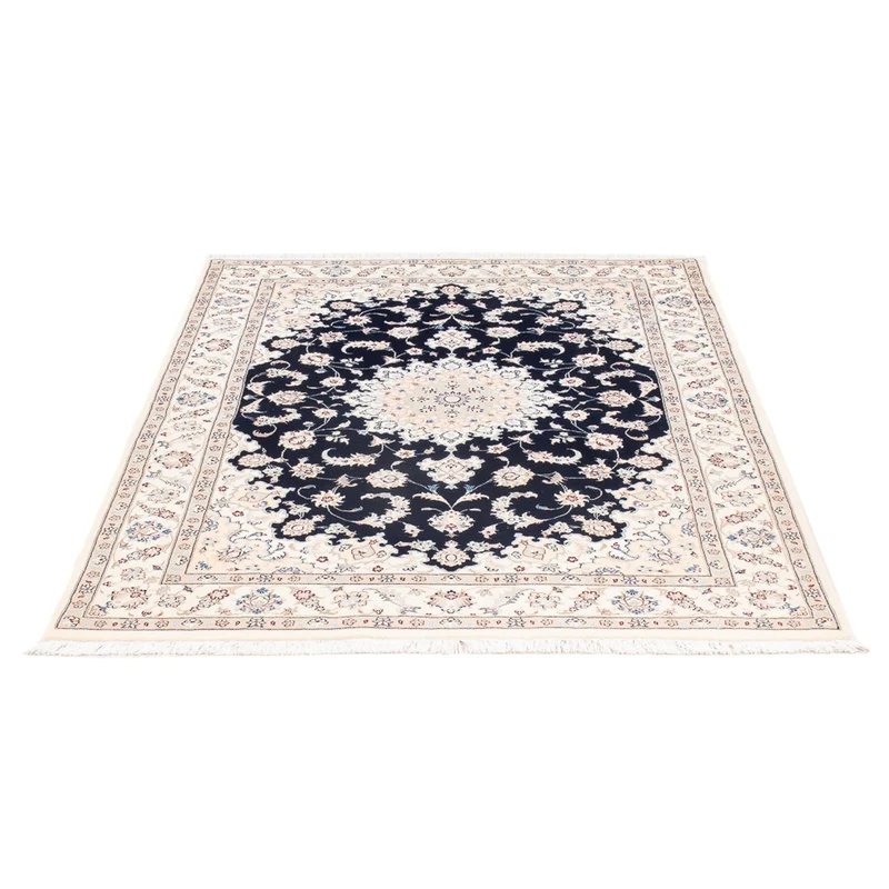 Nain - 6La Teppich 110x160cm - Perserteppich - dunkelblau