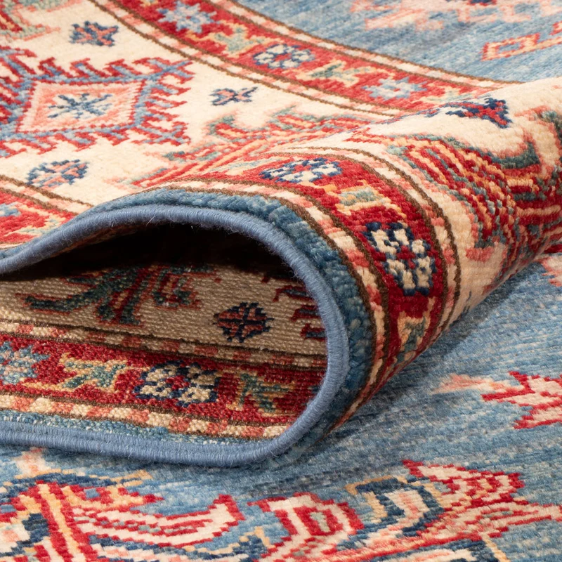Ziegler Teppich - Kazak - 149 x 202 cm - blau