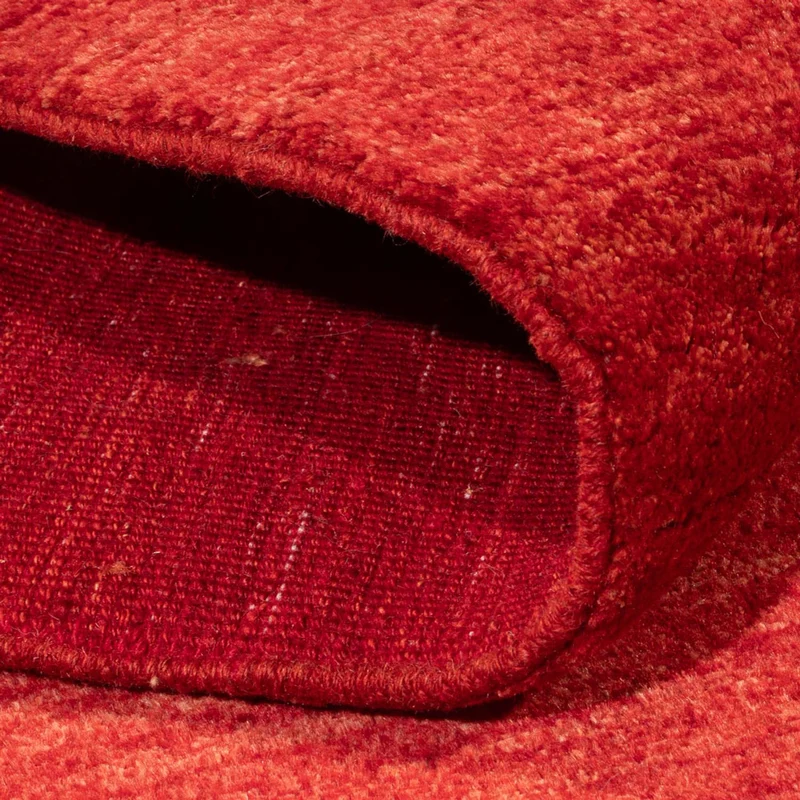 Gabbeh Persisch Teppich 122x186cm - Perserteppich Wollteppich - rot