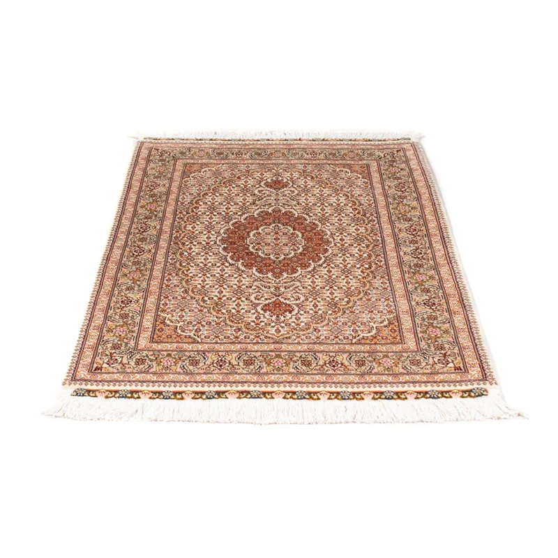 Täbriz - 50 Raj Teppich 75x130cm - Perserteppich - beige