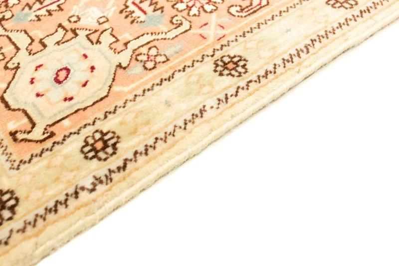 Täbriz - 50 Raj Teppich 101x148cm - Perserteppich - beige