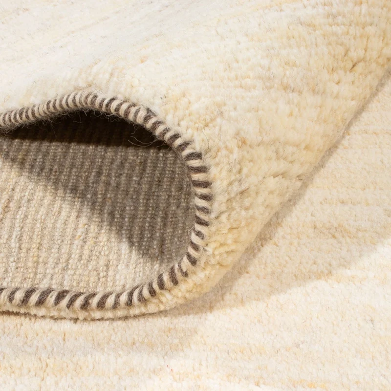Gabbeh Persisch Teppich 152x194cm - Perserteppich Wollteppich - beige