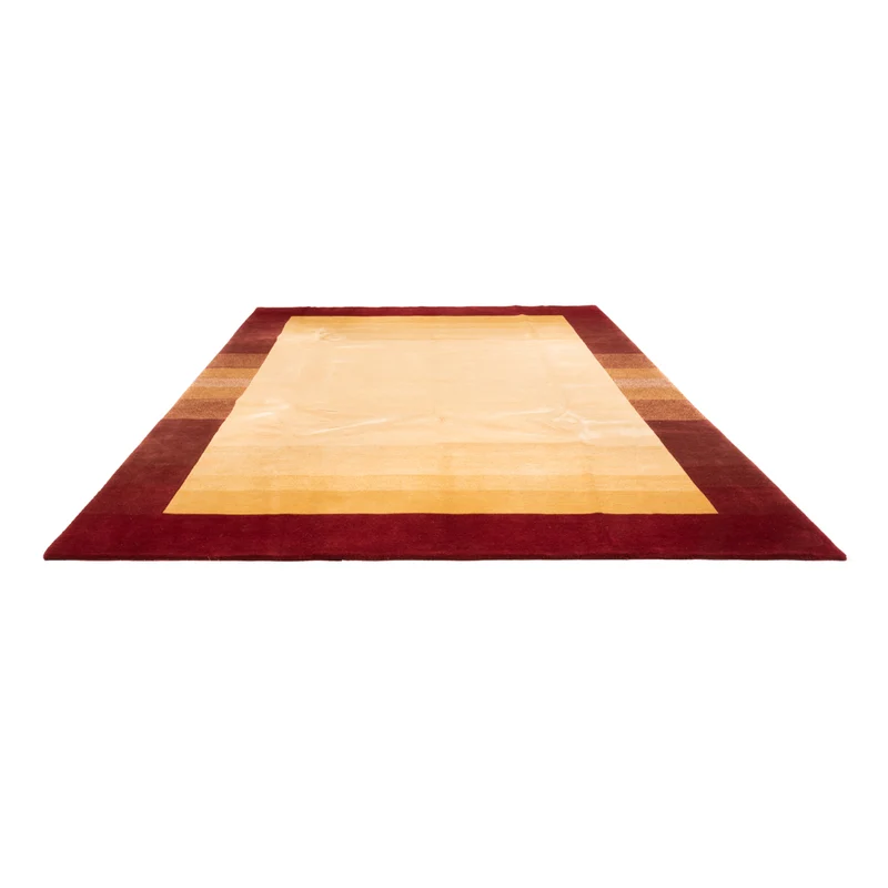 Nepal Teppich 251x352cm - Wollteppich - gold