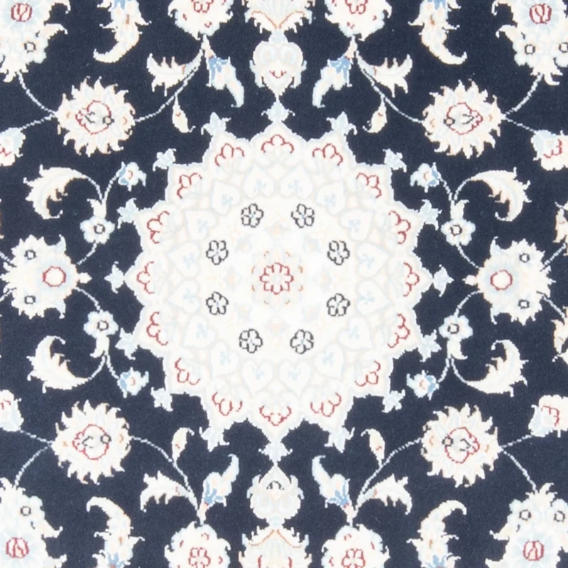 Nain - 9La Teppich 80x200cm - Perserteppich - dunkelblau