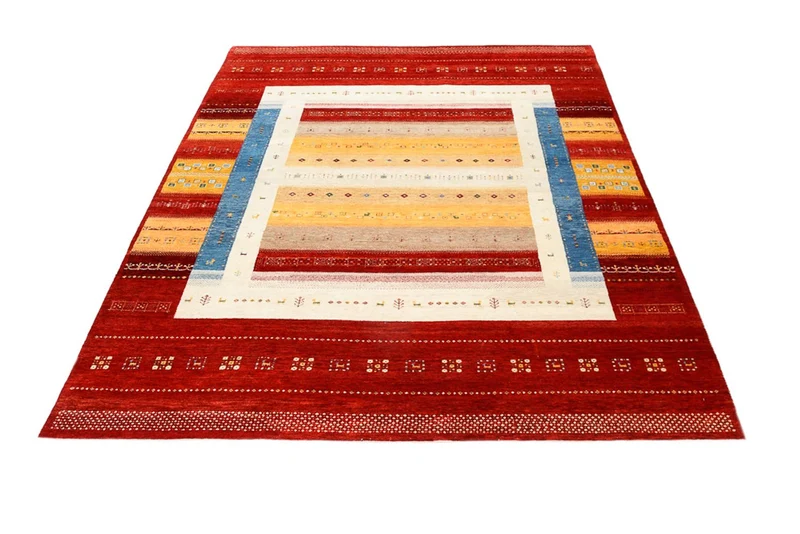 Gabbeh Teppich - Loribaft Indus - 173 x 244 cm - mehrfarbig