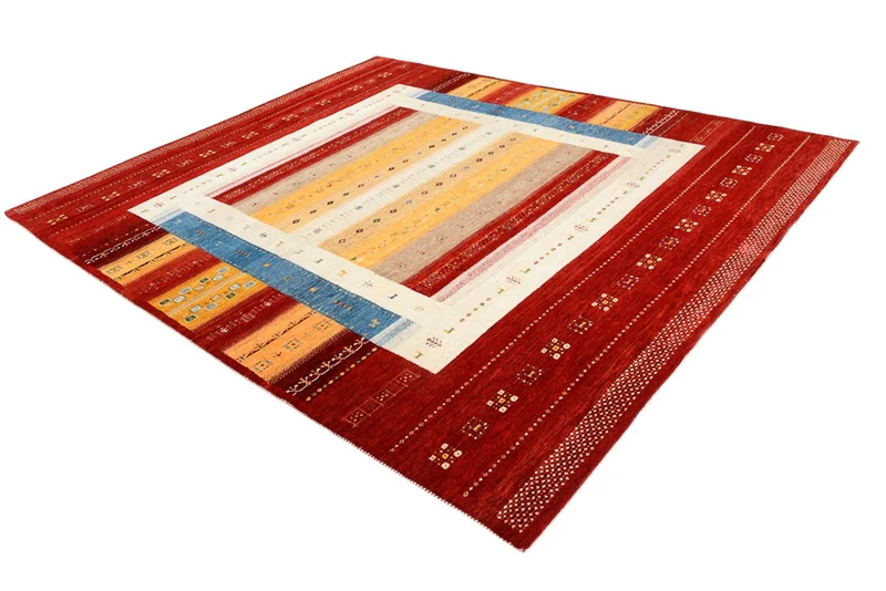Gabbeh Teppich - Loribaft Indus - 173 x 244 cm - mehrfarbig