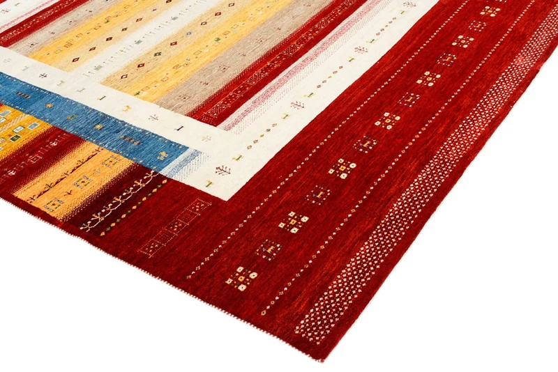 Gabbeh Teppich - Loribaft Indus - 173 x 244 cm - mehrfarbig