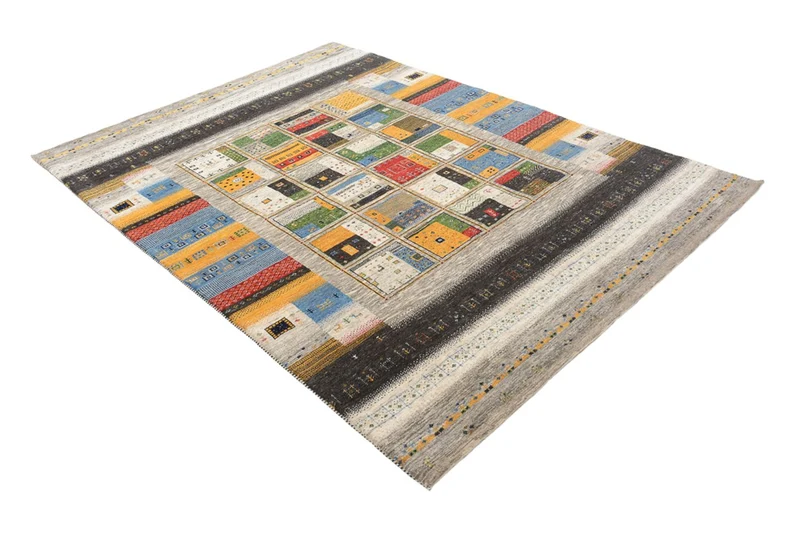 Gabbeh Teppich - Loribaft Indus - 174 x 241 cm - mehrfarbig