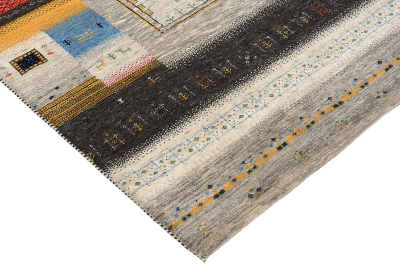 Gabbeh Teppich - Loribaft Indus - 174 x 241 cm - mehrfarbig