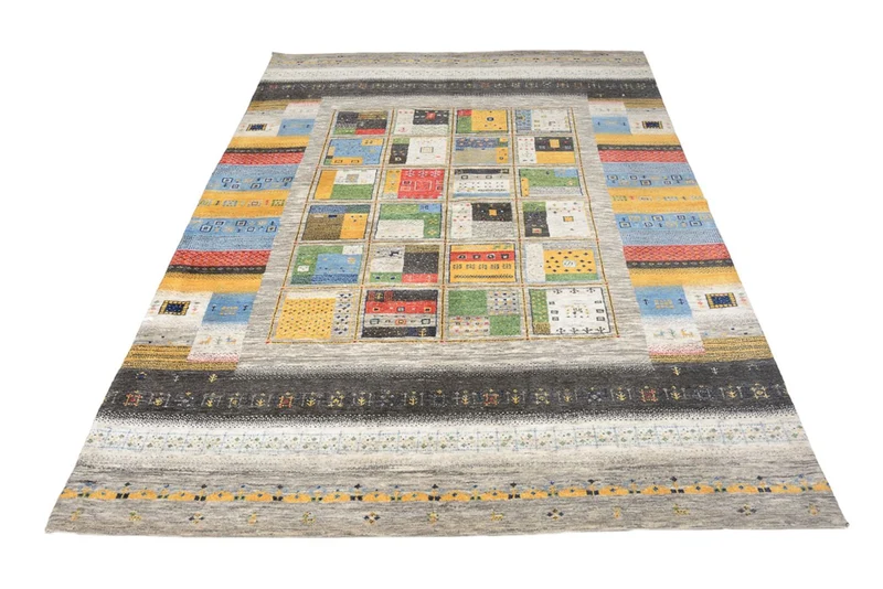 Gabbeh Teppich - Loribaft Indus - 174 x 241 cm - mehrfarbig