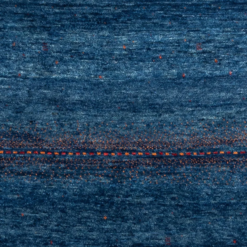 Gabbeh Teppich - Loribaft Perser - 128 x 190 cm - blau