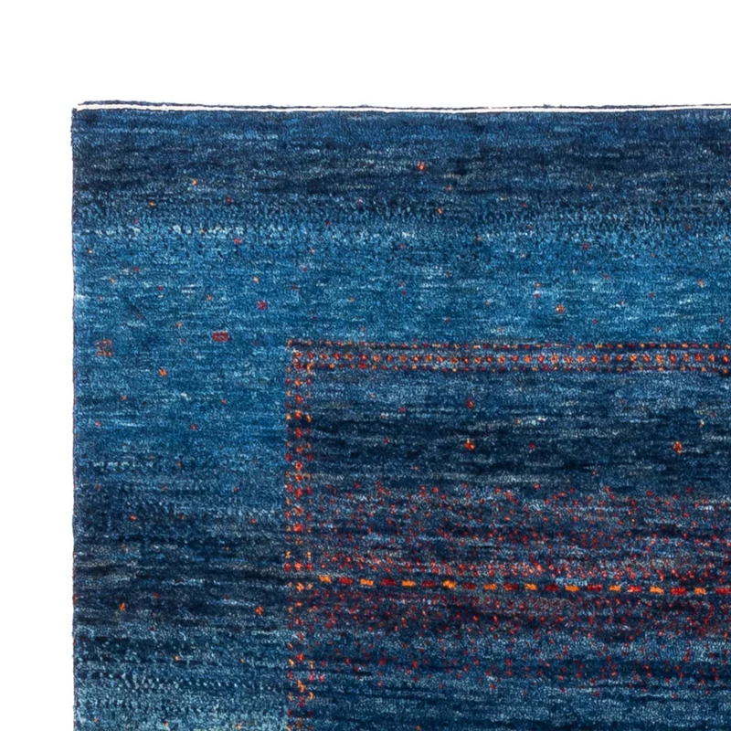 Gabbeh Teppich - Loribaft Perser - 128 x 190 cm - blau